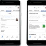 Screenshots Google Konto Datenschutz