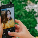 Pop Up Kamera Selfie Frau