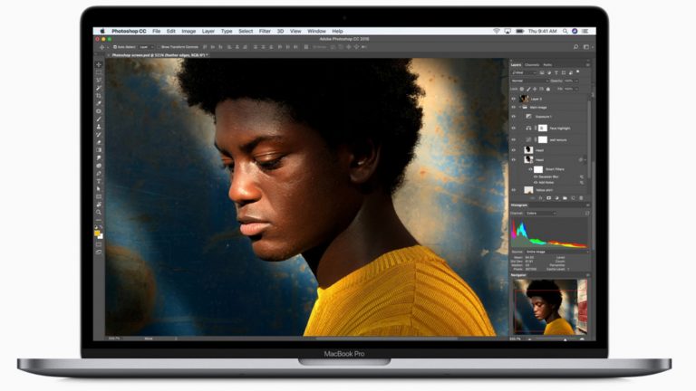 Photoshop auf dem Macbook Pro