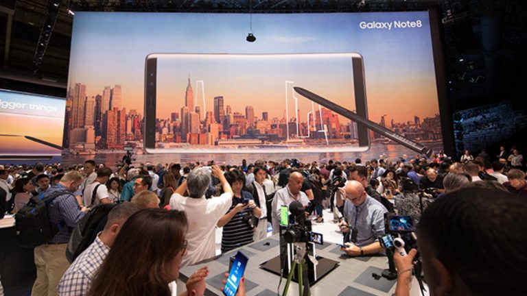 Pr&auml;sentation Samsung Galaxy Note8