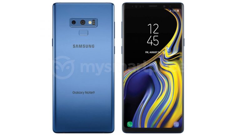 Galaxy Note9 Leak Blau