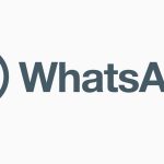 WhatsApp Logo schwarz-wei&szlig;