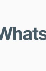 WhatsApp Logo schwarz-weiß