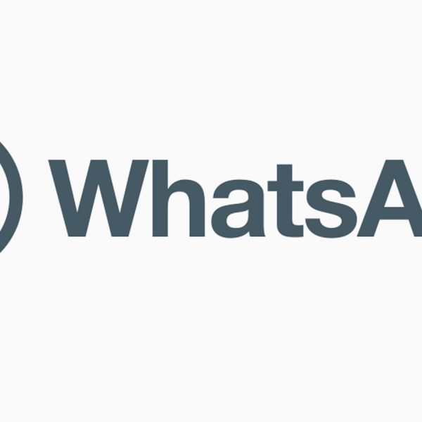 WhatsApp Logo schwarz-wei&szlig;