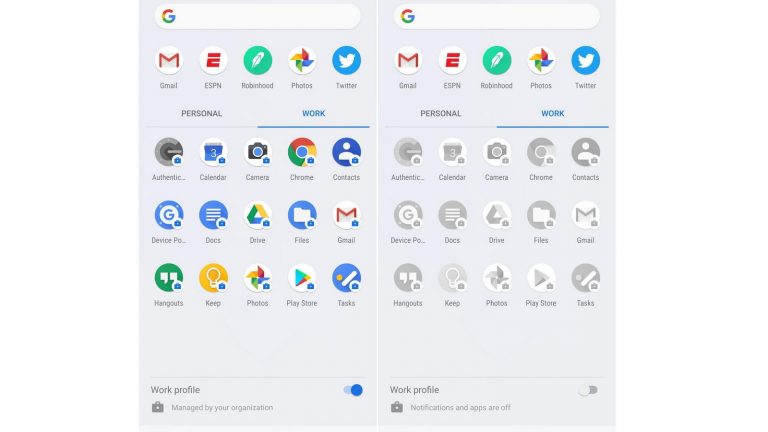 Android P Apps Screenshot