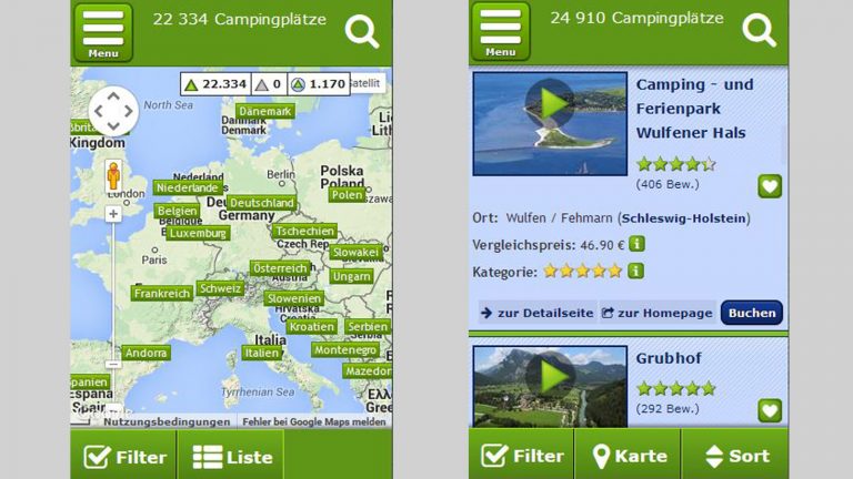 Camping-Apps: Camping.Info