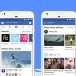 Facebook Watch Benutzeroberfl&auml;che am Smartphone