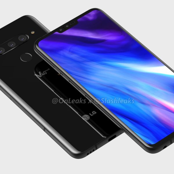 LG V40 ThinQ CAD Render