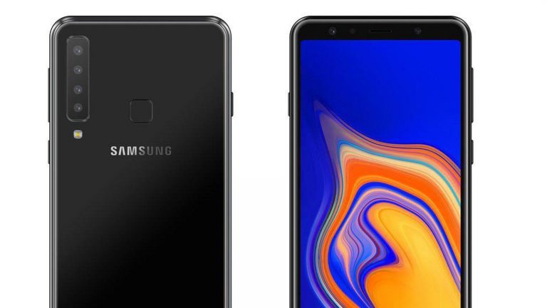 Galaxy A9 Star Pro Konzeptbild zeigt R&uuml;ckseite mit vier Kameras