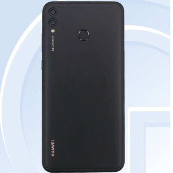 TENAA-Bild Huawei-Smartphone mit Lederr&uuml;ckseite