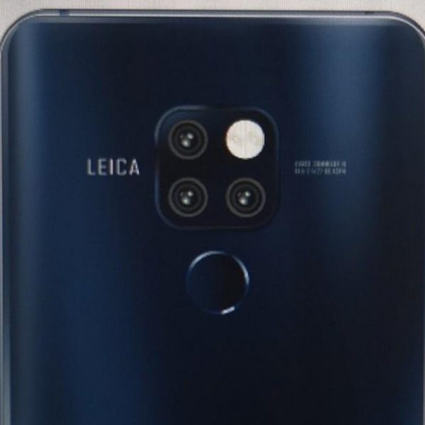 Huawei Mate 20 Pro Leak R&uuml;ckseite mit drei Kameralinsen