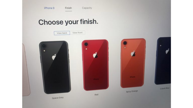 iPhone 9 in verschiedenen Farben