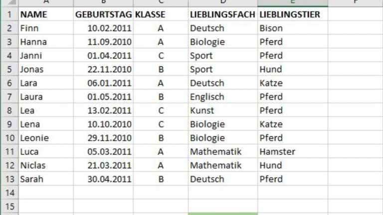 Excel SVERWEIS Schritt für Schritt Screenshot 8