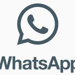 WhatsApp Logo in Grau