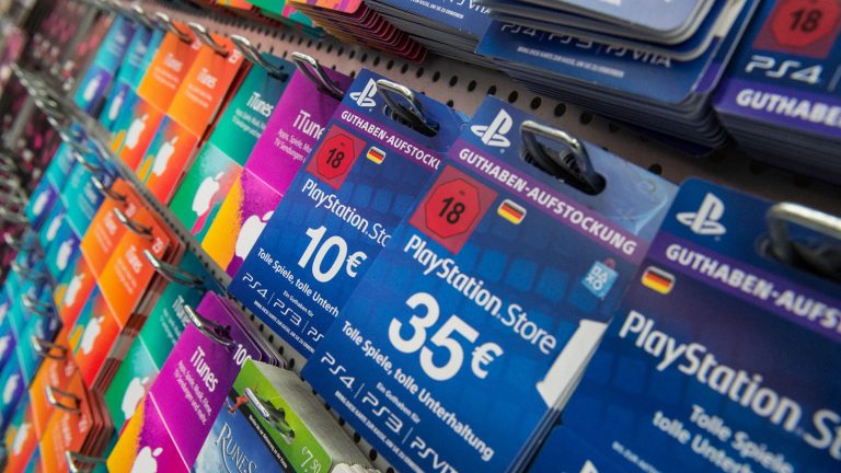 PlayStation-Guthaben mit Karte aufladen