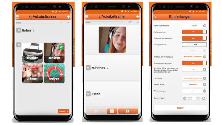 Vokabeltrainer Apps Language Course Vokabeltrainer-App ”Language Course” gratis nutzen