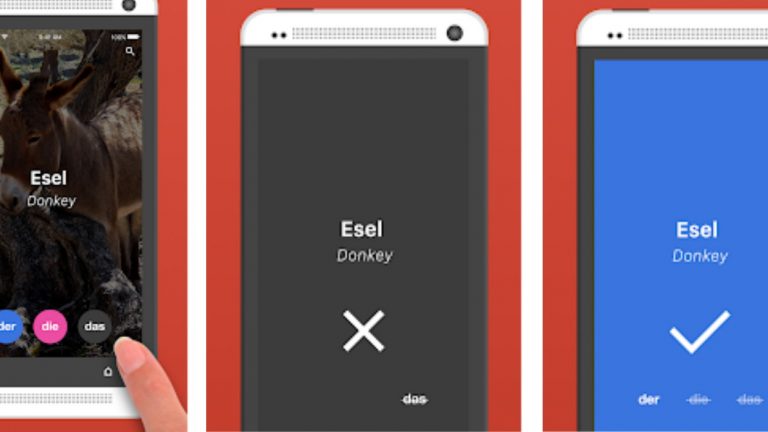 Deutschlernen-App Der Die Das Screenshots