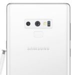 Galaxy Note 9 in wei&szlig; Renderfoto