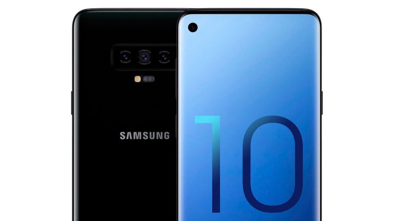 Ein Renderbild des Samsung Galaxy S10.