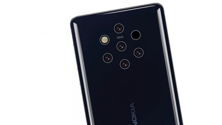 Nokia 9 mit Penta-Kamera Renderfoto