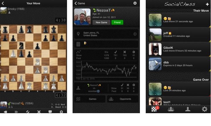 Schach-App Social Chess