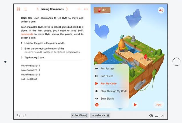 Programmieren lernen fürs iPad mit Swift Playgrounds