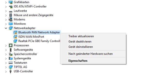 Windows 10: Bluetooth-Verbindung reparieren mit aktuellem Treiber