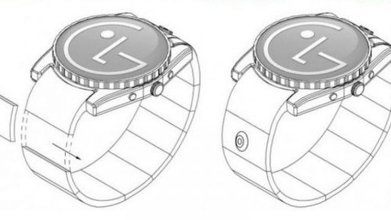 Skizze Patent LG Smartwatch mit Kamera