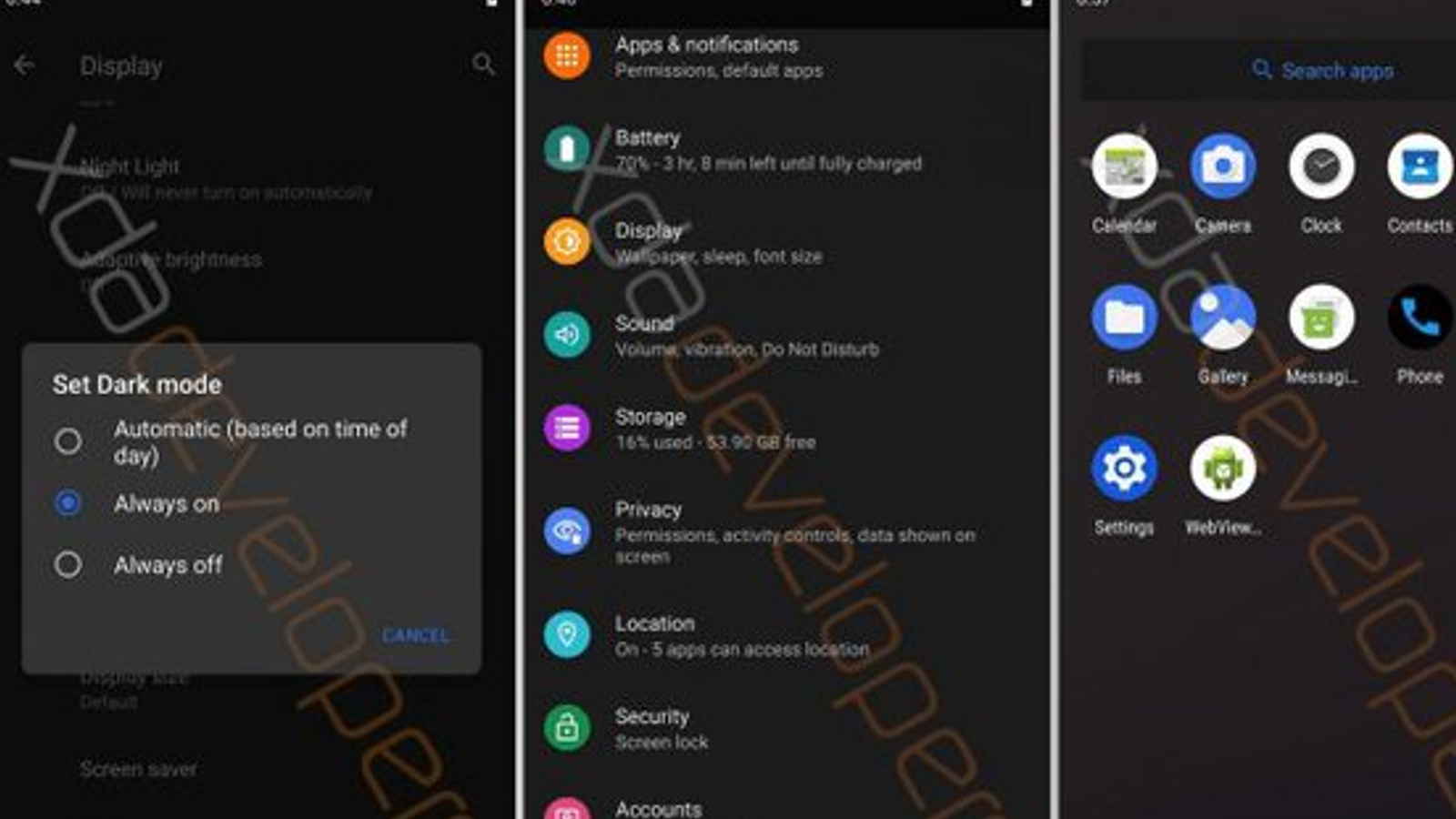 Android Q: Leak offenbart bereits mehrere Funktionen | UPDATED