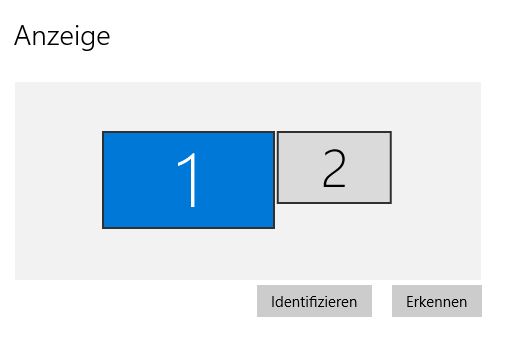 Windows 10 Schrift unscharf: Bildschirm wählen