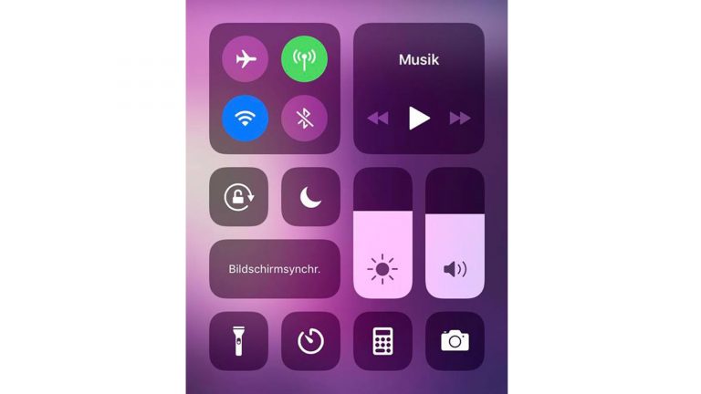 iPhone-Kontrollzentrum mit AirPlay, um Bildschirm auf PC zu streamen