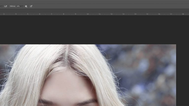 Photoshop: Pinsel anpassen Pinselgröße in Photoshop anpassen, um Augen korrekt zu färben