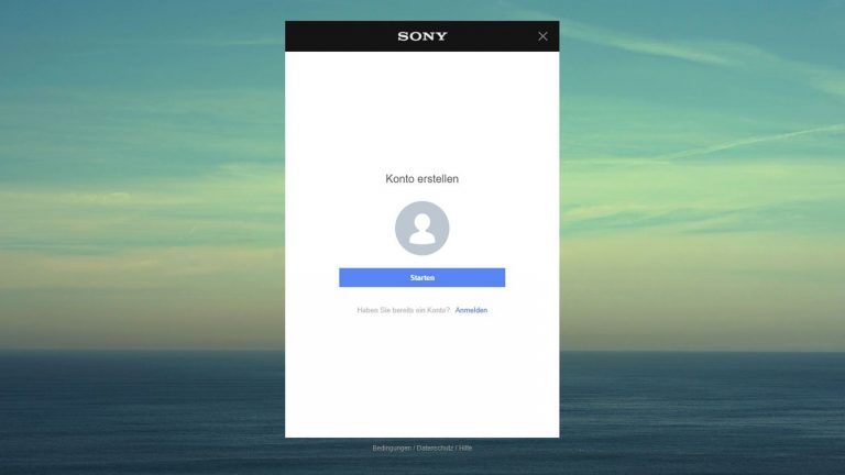 PSN-Account am PC erstellen: Beispielhafte Angaben