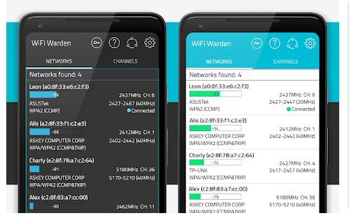 WLAN-App WiFi Warden