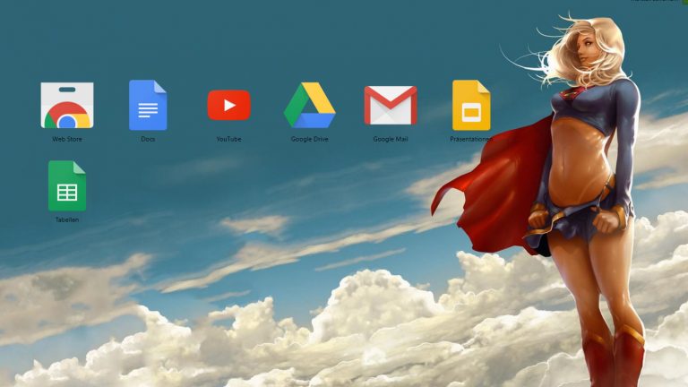 Chrome-Design Supergirl Screenshot