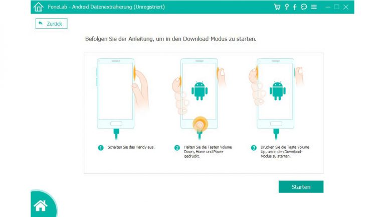 FoneLab: Am Handy den Download-Modus einschalten