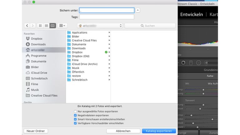 Lightroom Katalog: Speicherort Lightroom-Katalog: Speicherort auswählen