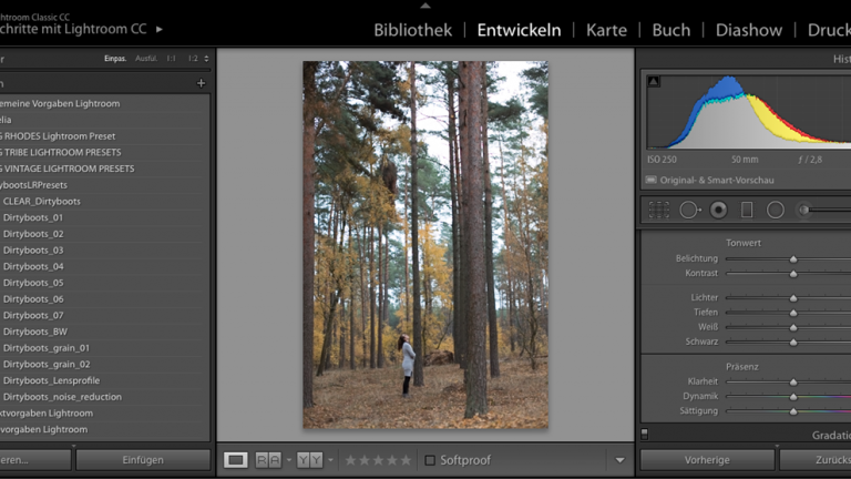 Lightroom Presets: Bild unbearbeitet Lightroom: Unbearbeitetes Bild