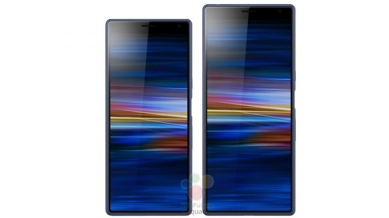 Renderbilder Sony Xperia 10 + 10 Plus bzw. XA3 + XA3 Plus