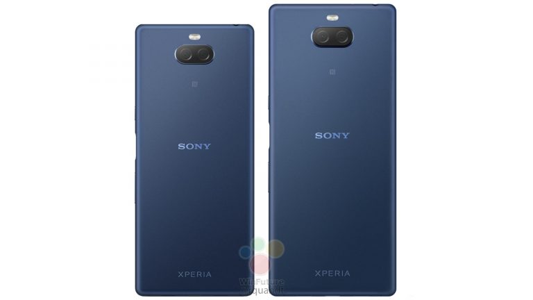Renderbilder Sony Xperia 10 + 10 Plus bzw. XA3 + XA3 Plus