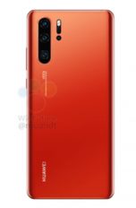 Renderbilder Huawei P30 orange