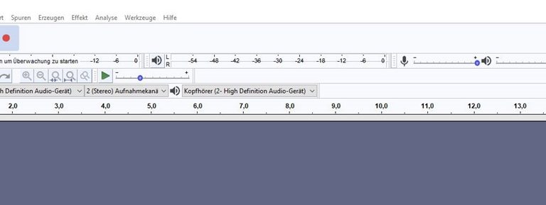 Aufnahmequelle bei Audacity auswählen MME
