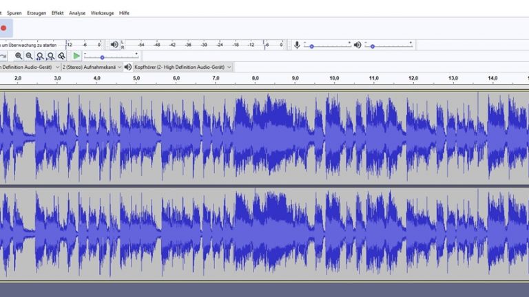 Audacity Musik schneiden: Rauschen oder Stille löschen Musik mit Audacity schneiden