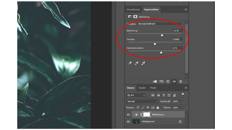 Bild heller machen: Belichtungseinstellungen bei Photoshop Belichtungseinstellungen bei Photoshop anpassen