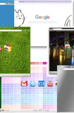 Mehrere Google Themes über- und nebeneinander