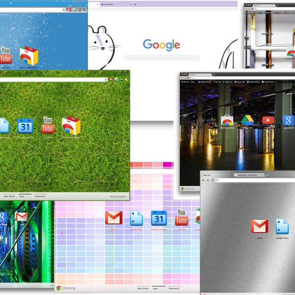 Mehrere Google Themes &uuml;ber- und nebeneinander