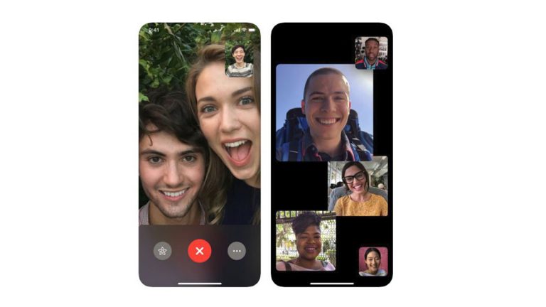 Facetime Konferenz: Screenshot