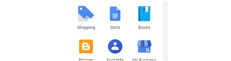 Google-Mail-Fenster: Auswahl Google Docs