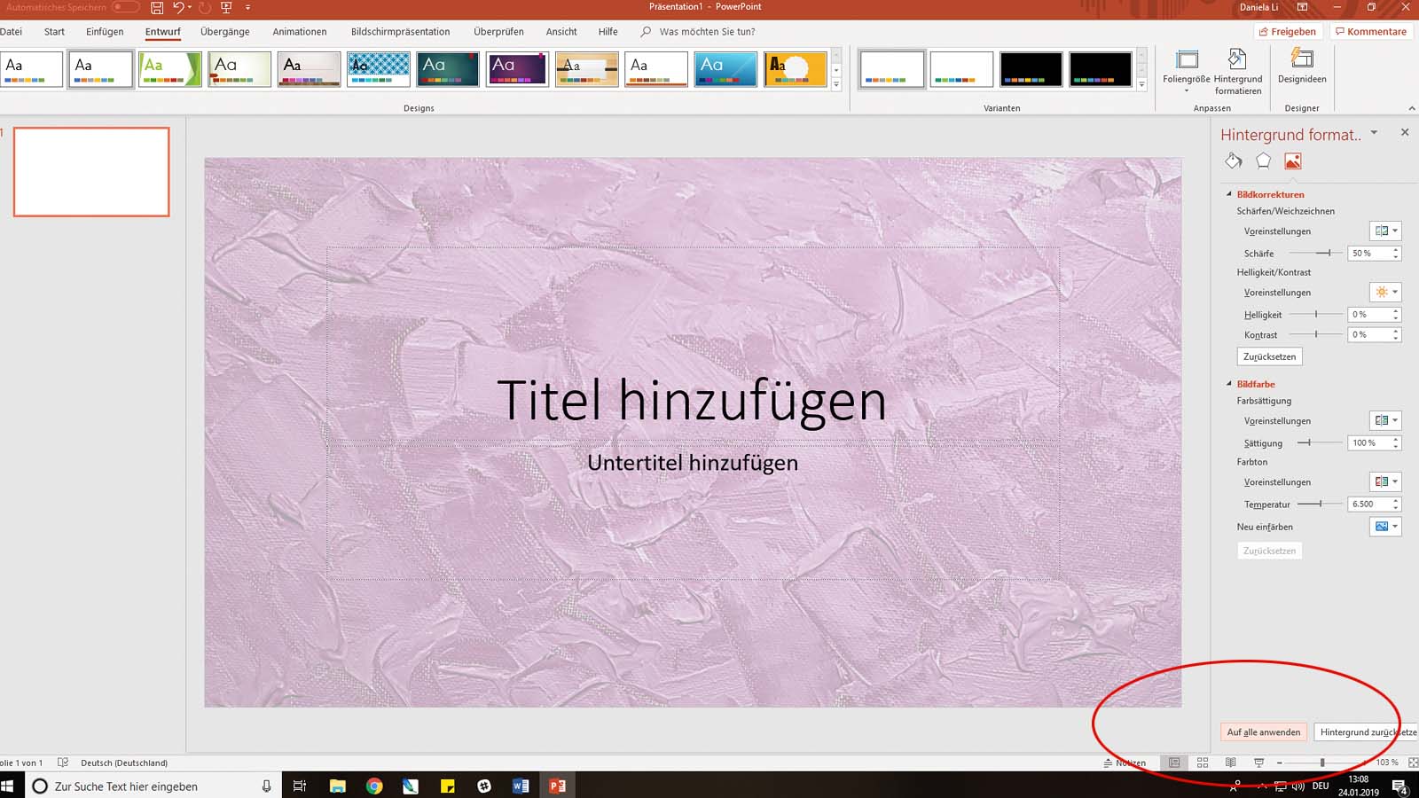 bild im hintergrund powerpoint