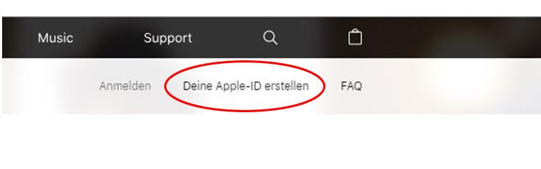 iCloud für Windows: ID erstellen Apple-ID auf Apple-Webseite erstellen